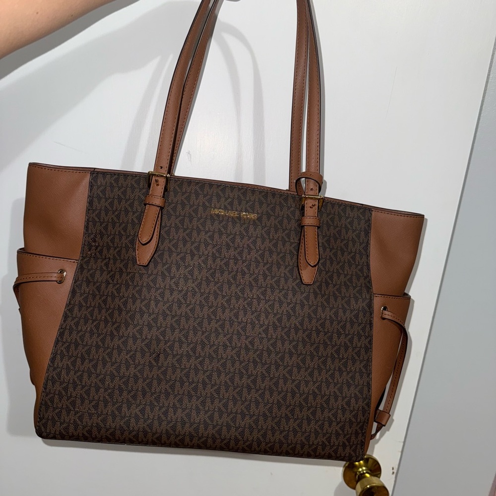 Michael Kors Signature Brown and Tan Tote